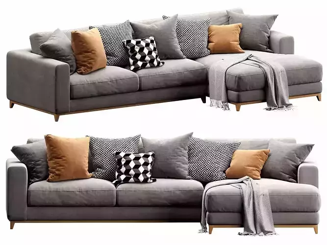 Nick Scali Spencer Chaise Lounge