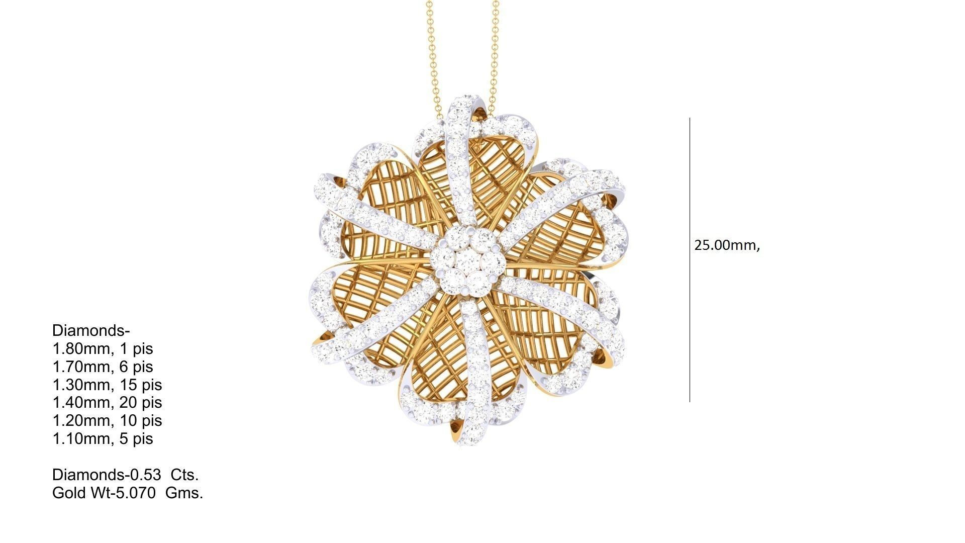 Women Pendant 3dm STL OBJ FBX Renders Details 3D print model_3