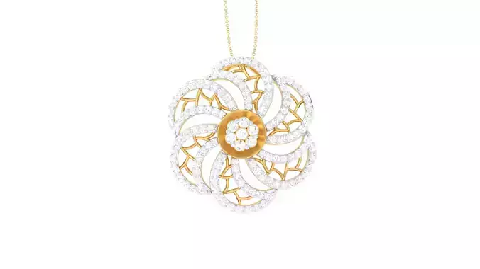 Women Pendant 3dm STL OBJ FBX Renders Details