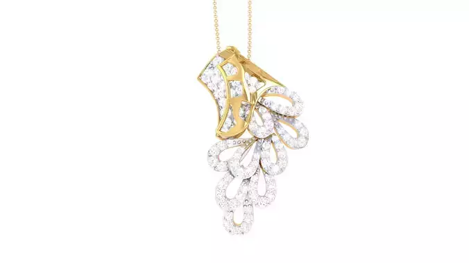 Women Pendant 3dm STL OBJ FBX Renders Details