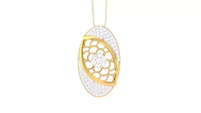 Women Pendant 3dm STL OBJ FBX Renders Details