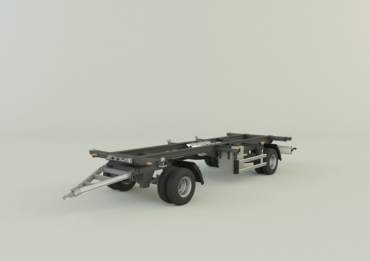 container trailer 580 3D model_3