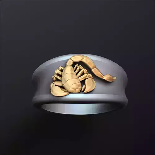 Zodiac Horoscope Scorpio Ring