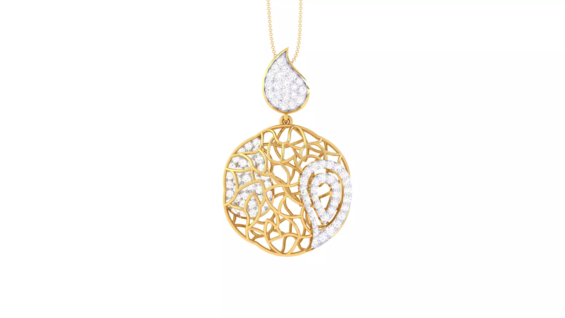 Women Pendant 3dm STL OBJ FBX Renders Details 3D print model_0