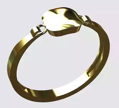 Fashion Ring 3D Print Model