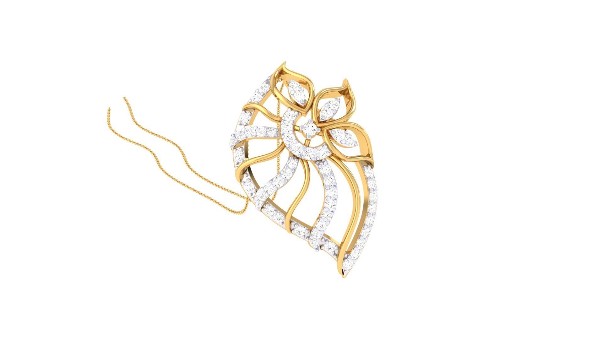 Women Pendant 3dm STL OBJ FBX Renders Details 3D print model_2