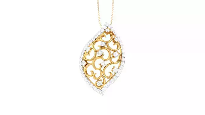 Women Pendant 3dm STL OBJ FBX Renders Details