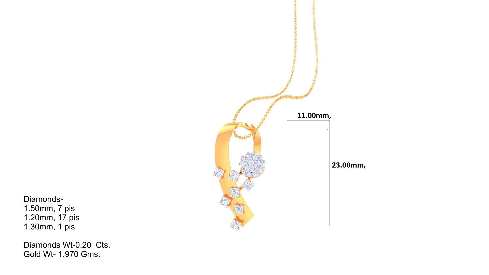 Women Pendant 3dm STL OBJ FBX Renders Details 3D print model_1