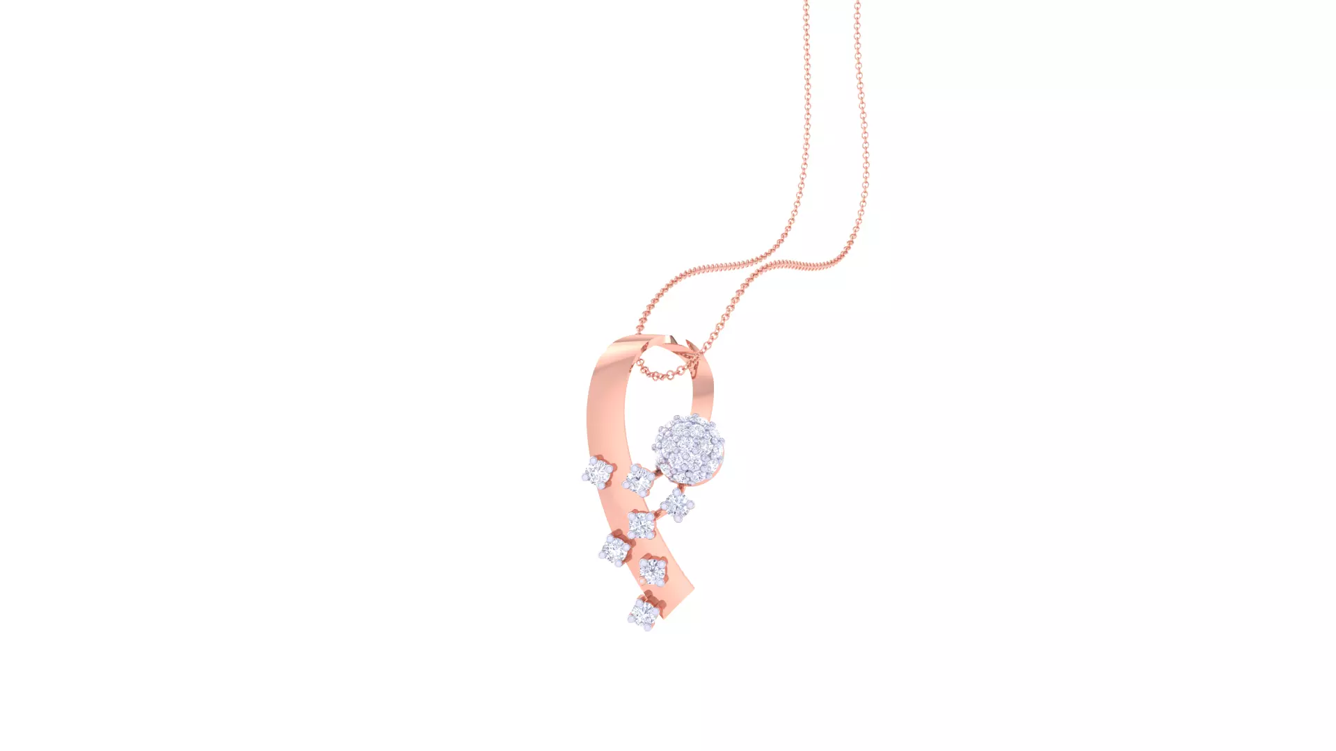 Women Pendant 3dm STL OBJ FBX Renders Details 3D print model_0