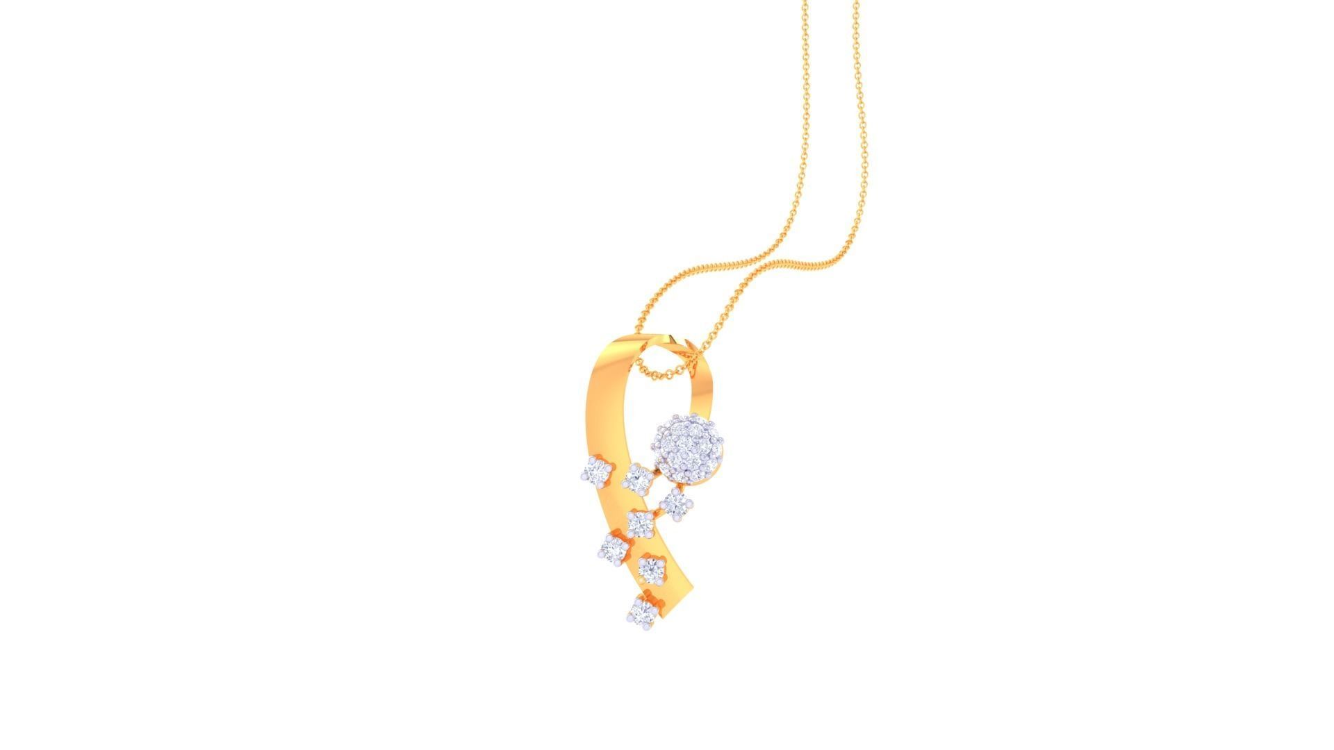 Women Pendant 3dm STL OBJ FBX Renders Details 3D print model_2