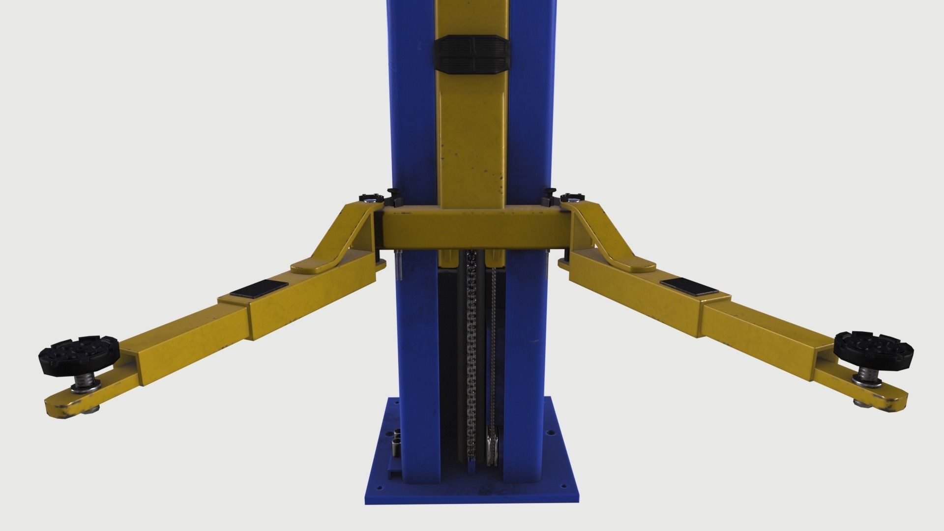 Car Lift Low-poly 3D model_8