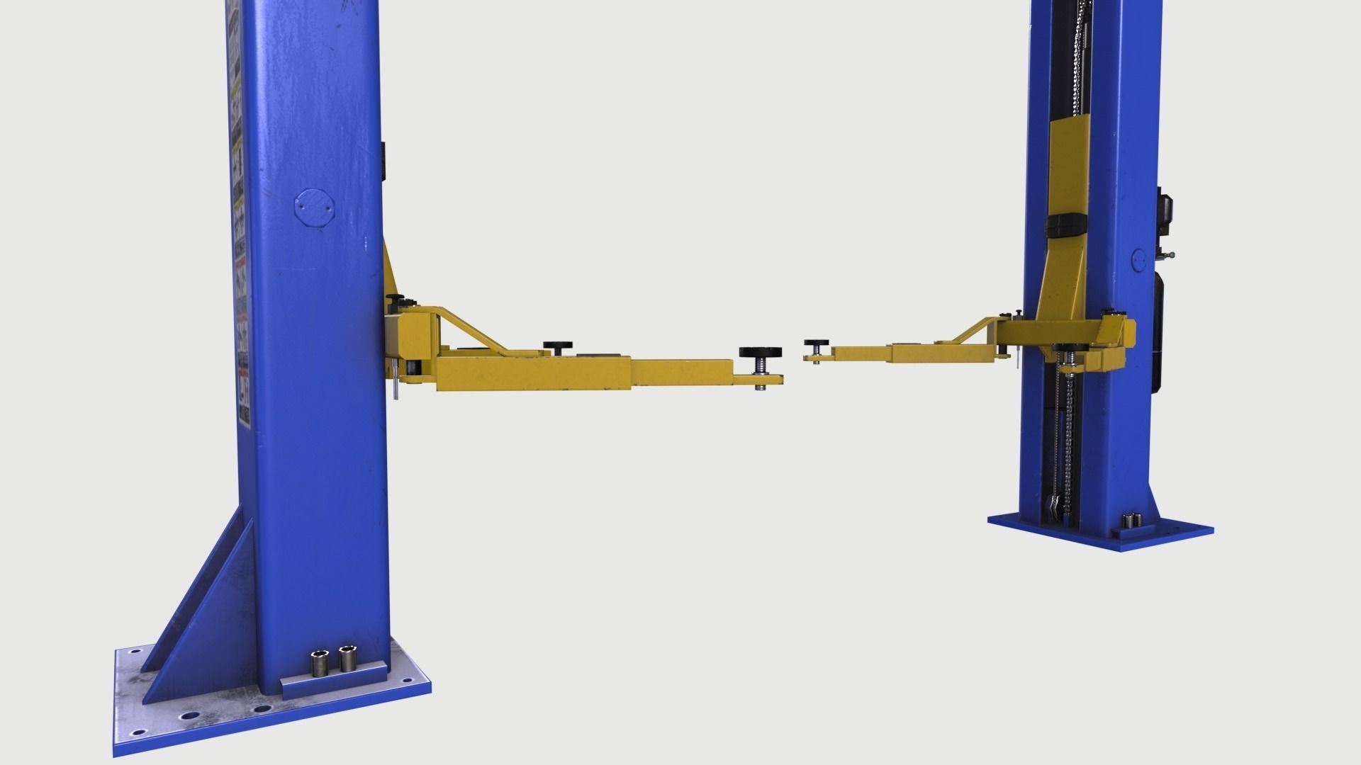 Car Lift Low-poly 3D model_6