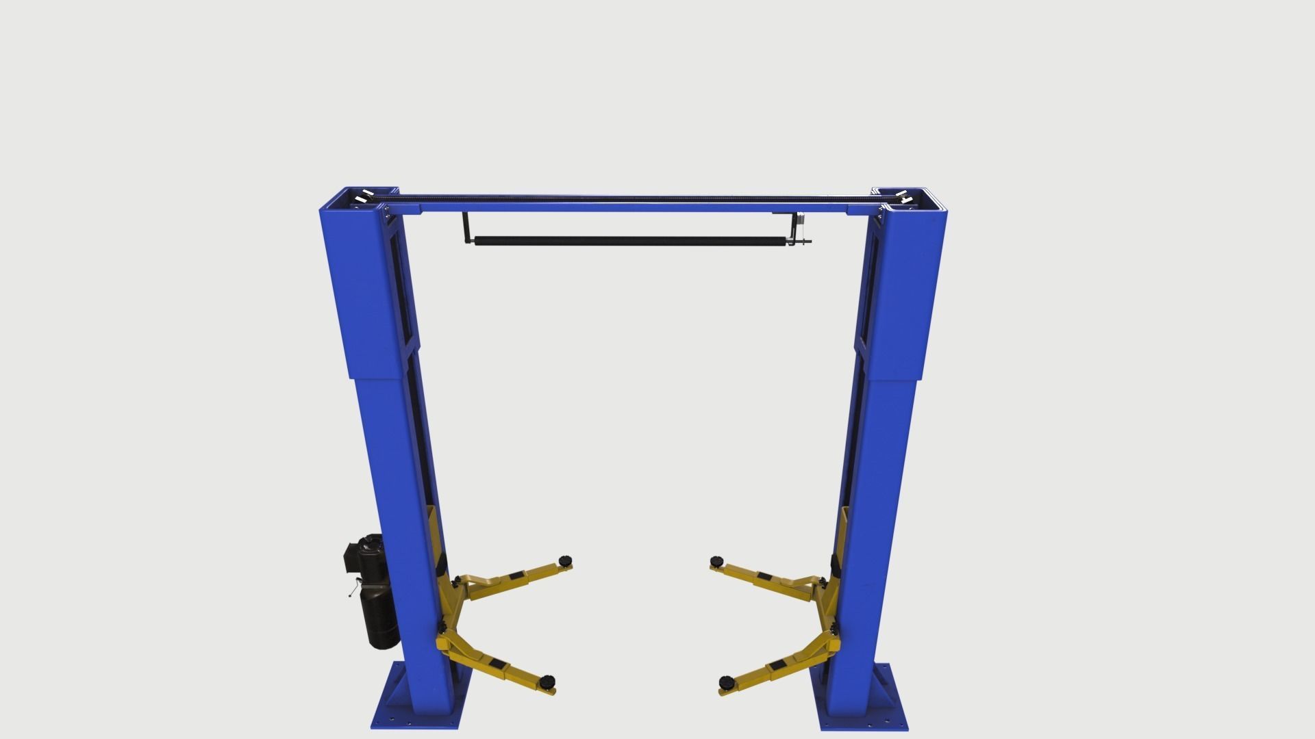 Car Lift Low-poly 3D model_2