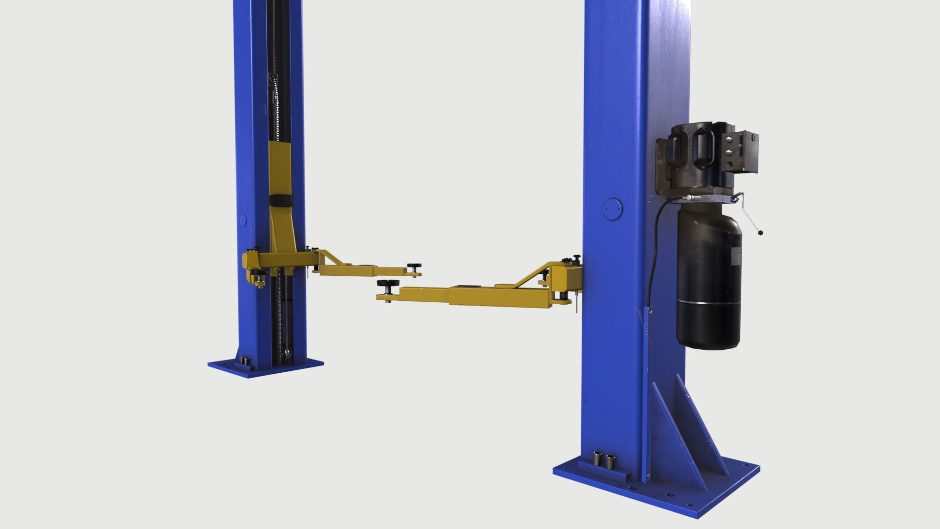 Car Lift Low-poly 3D model_5