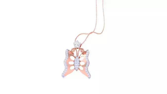 Women Pendant 3dm STL OBJ FBX Renders Details