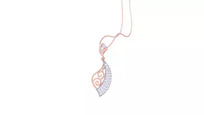 Women Pendant 3dm STL OBJ FBX Renders Details