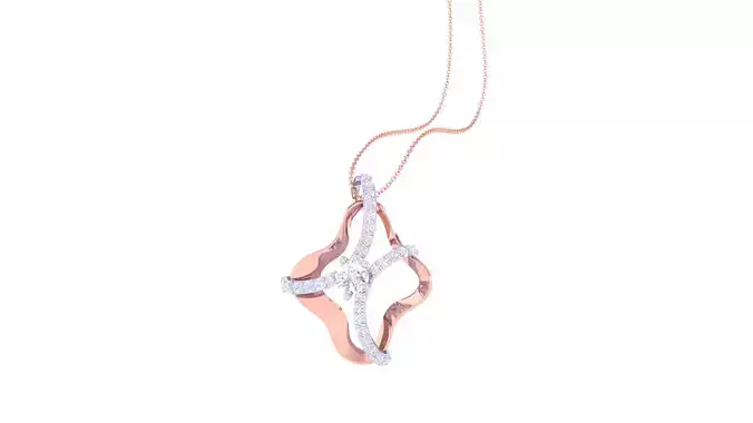 Women Pendant 3dm STL OBJ FBX Renders Details