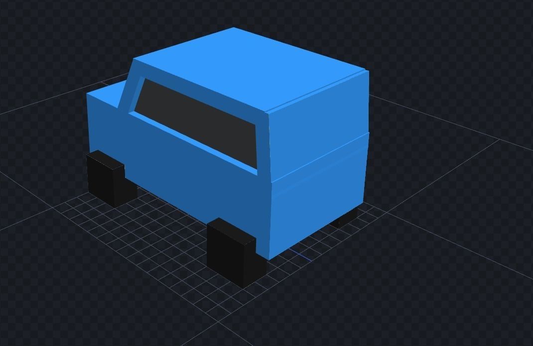 Low Poly Car Free low-poly 3D model_1