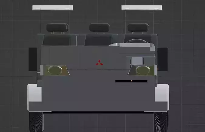 Mitsubishi L300 Inner and Outer Half 3d drawing