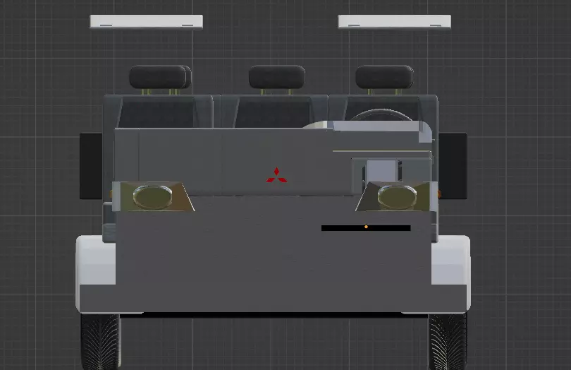 Mitsubishi L300 Inner and Outer Half 3d drawing 3D model