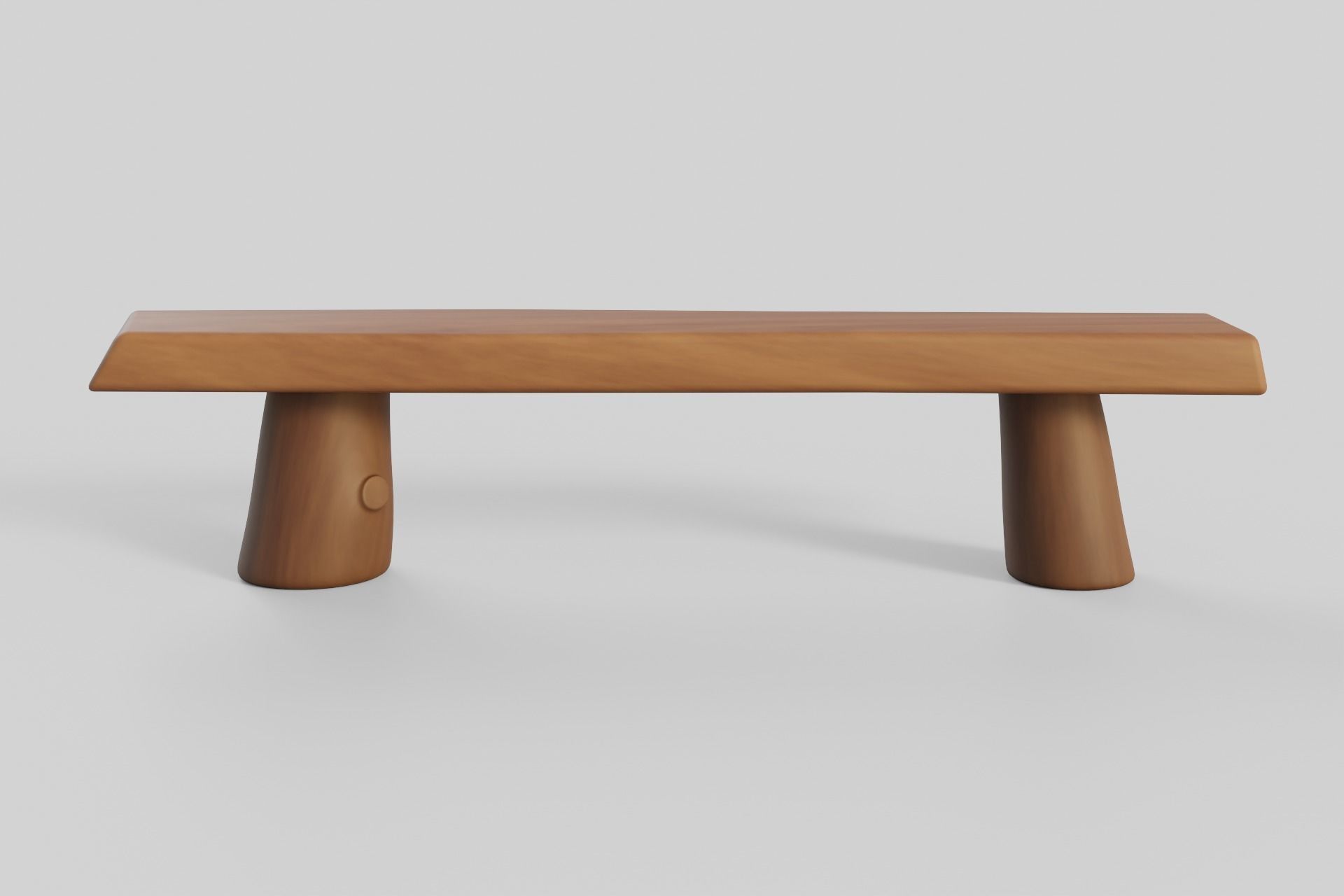 Cartoon Benches Collection Low-poly 3D model_32