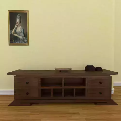 Kondo Tv console Low-poly 3D model