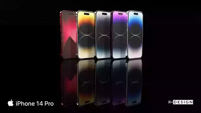 iPhone 14 Pro 3D model