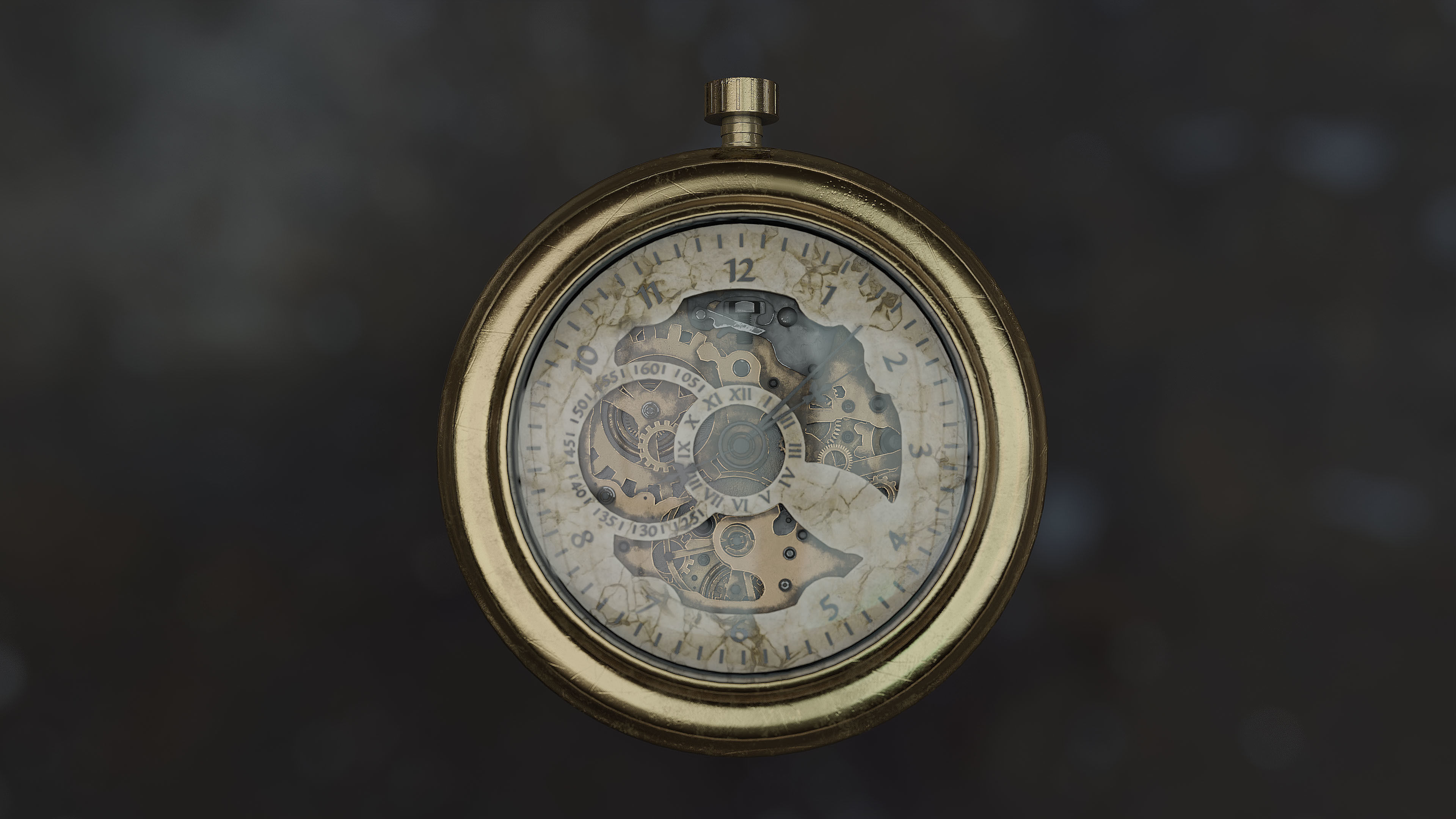 Old PocketWatch 3D model_5