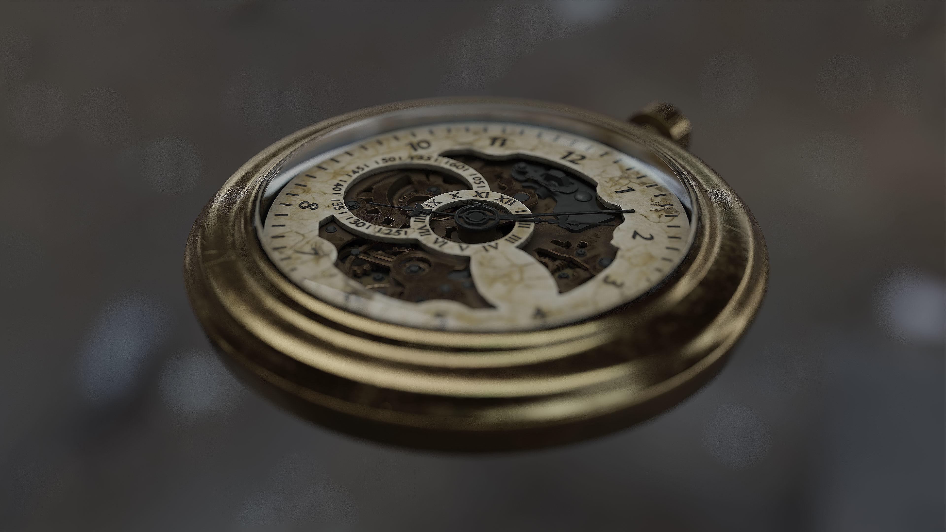 Old PocketWatch 3D model_3