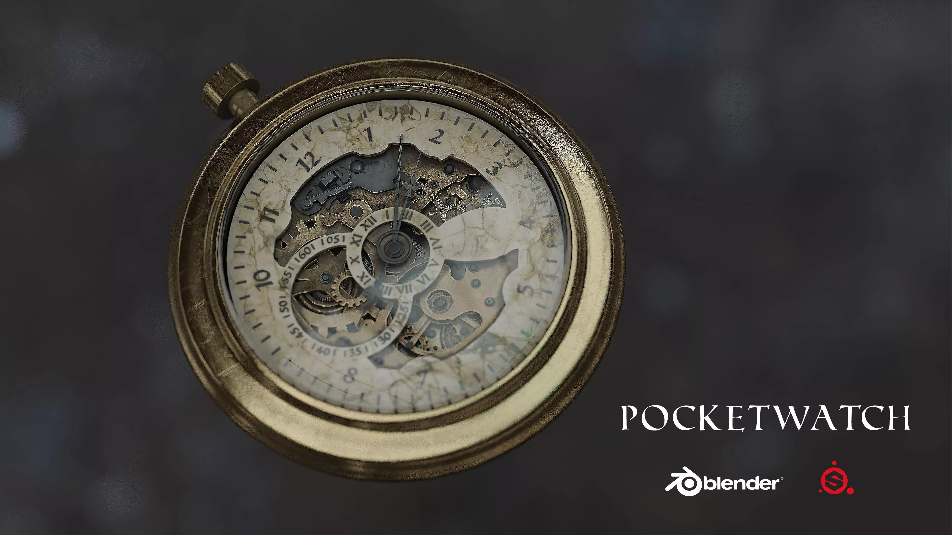 Old PocketWatch 3D model_0