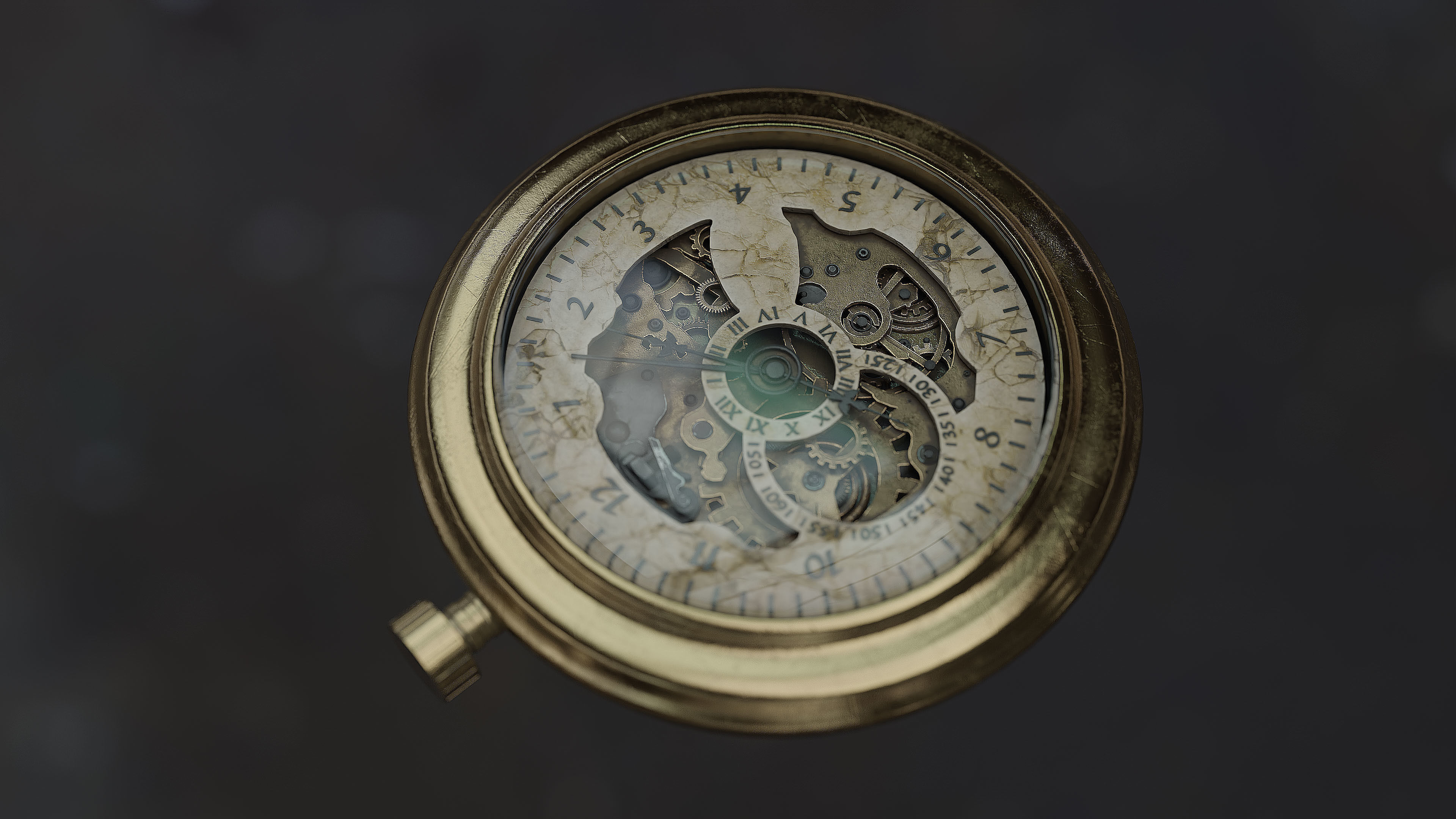 Old PocketWatch 3D model_4