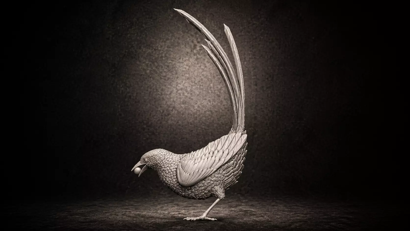 MAGPIE bird 3D print model
