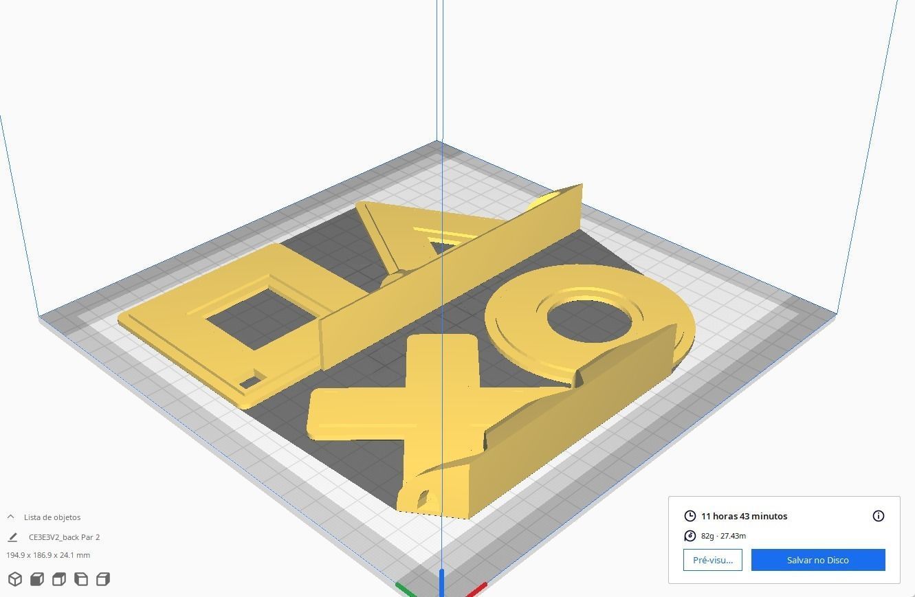 Playstation Icons Light Decorative Game 3D print model_6