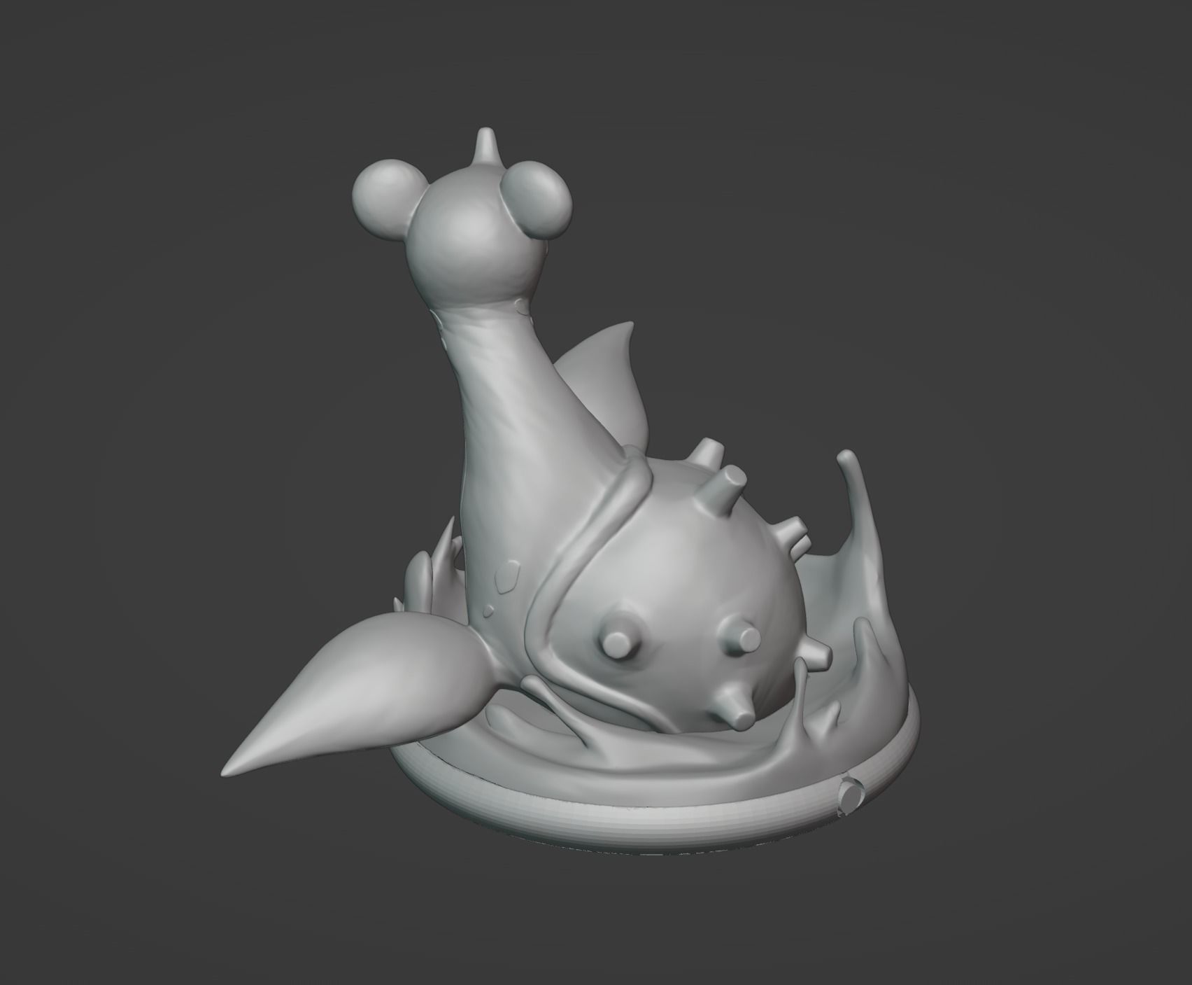 Lapras pokemon 3D print model 3D print model_10