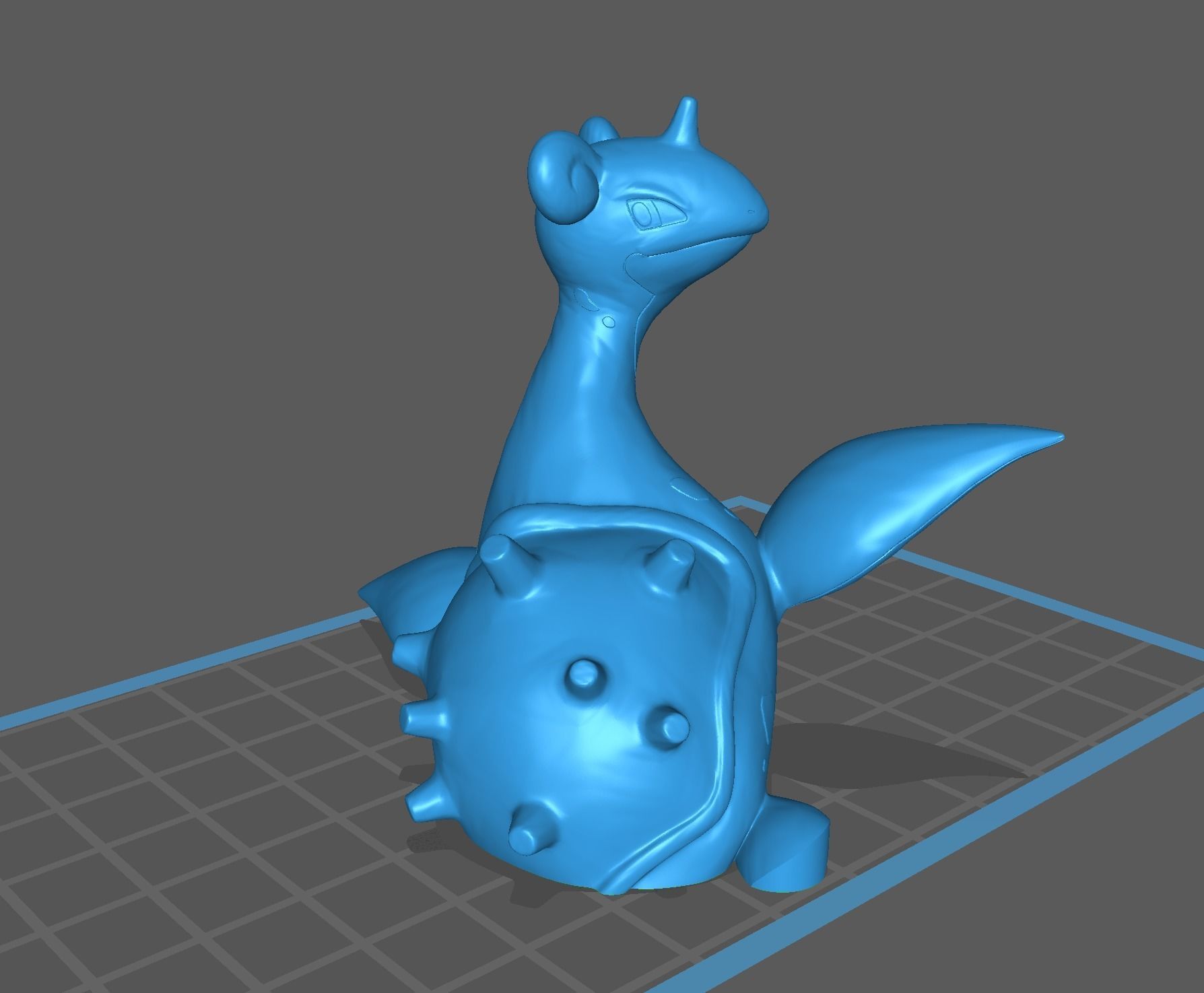 Lapras pokemon 3D print model 3D print model_13