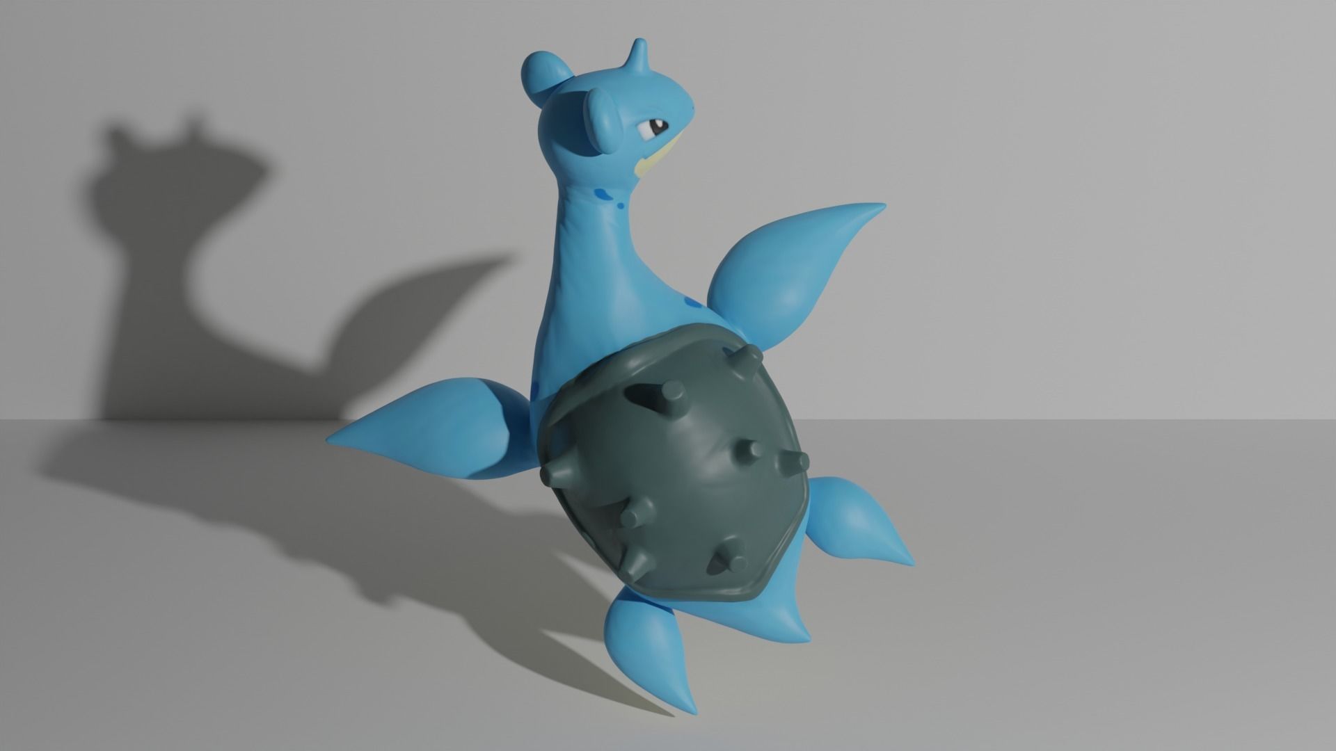 Lapras pokemon 3D print model 3D print model_3