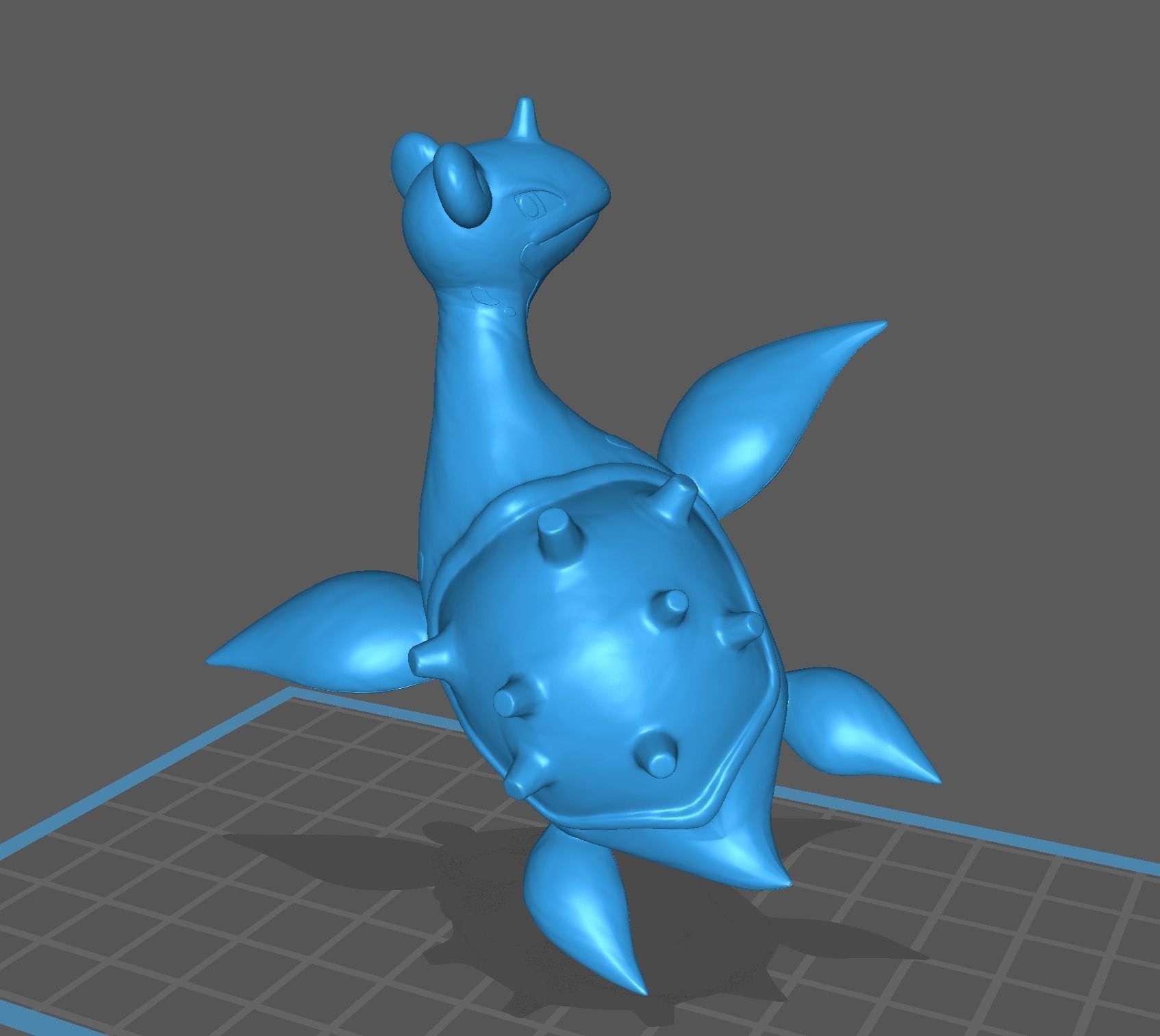 Lapras pokemon 3D print model 3D print model_16