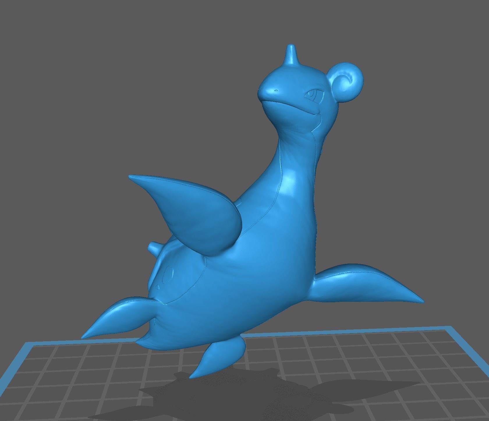 Lapras pokemon 3D print model 3D print model_17