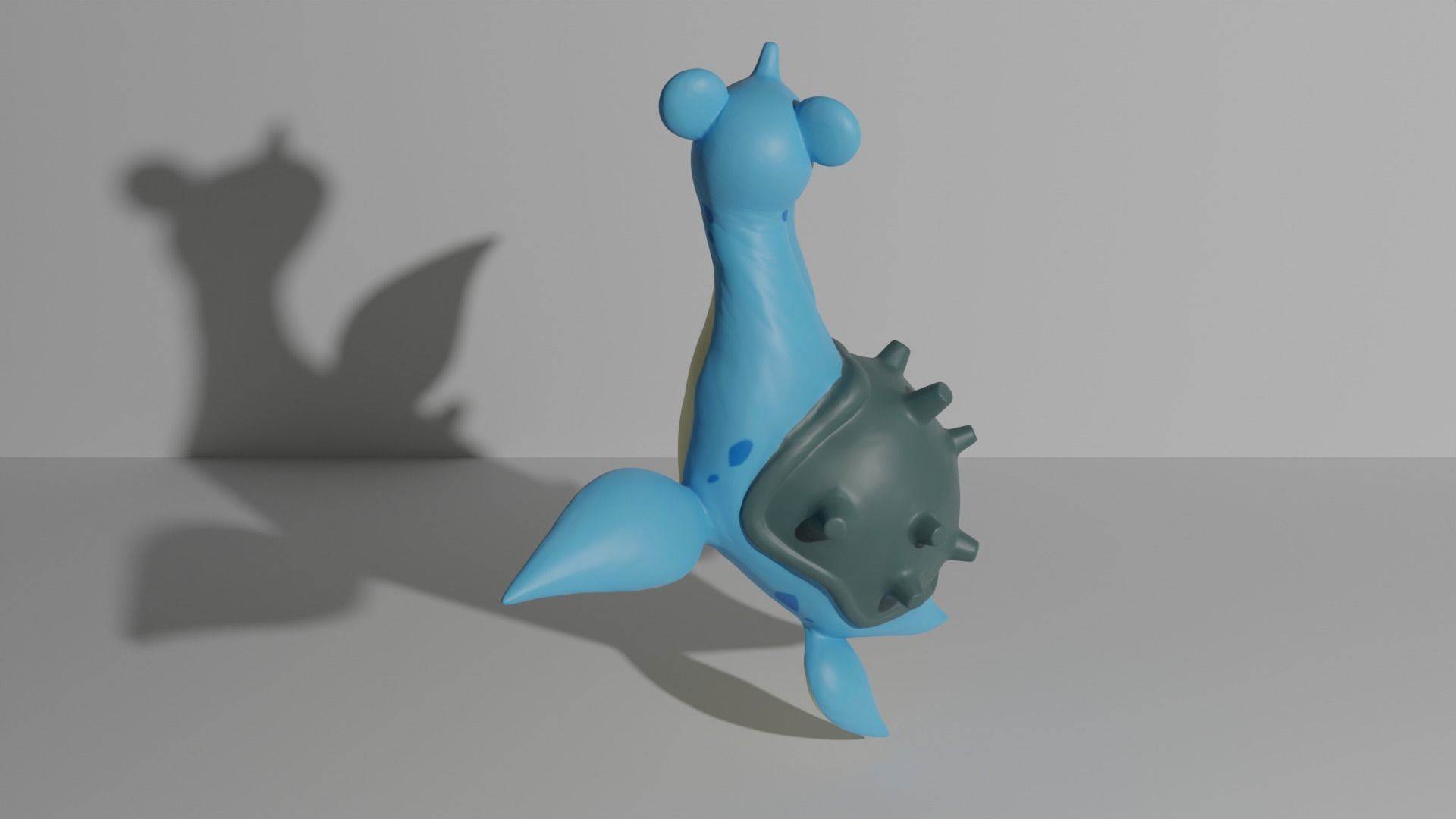 Lapras pokemon 3D print model 3D print model_4