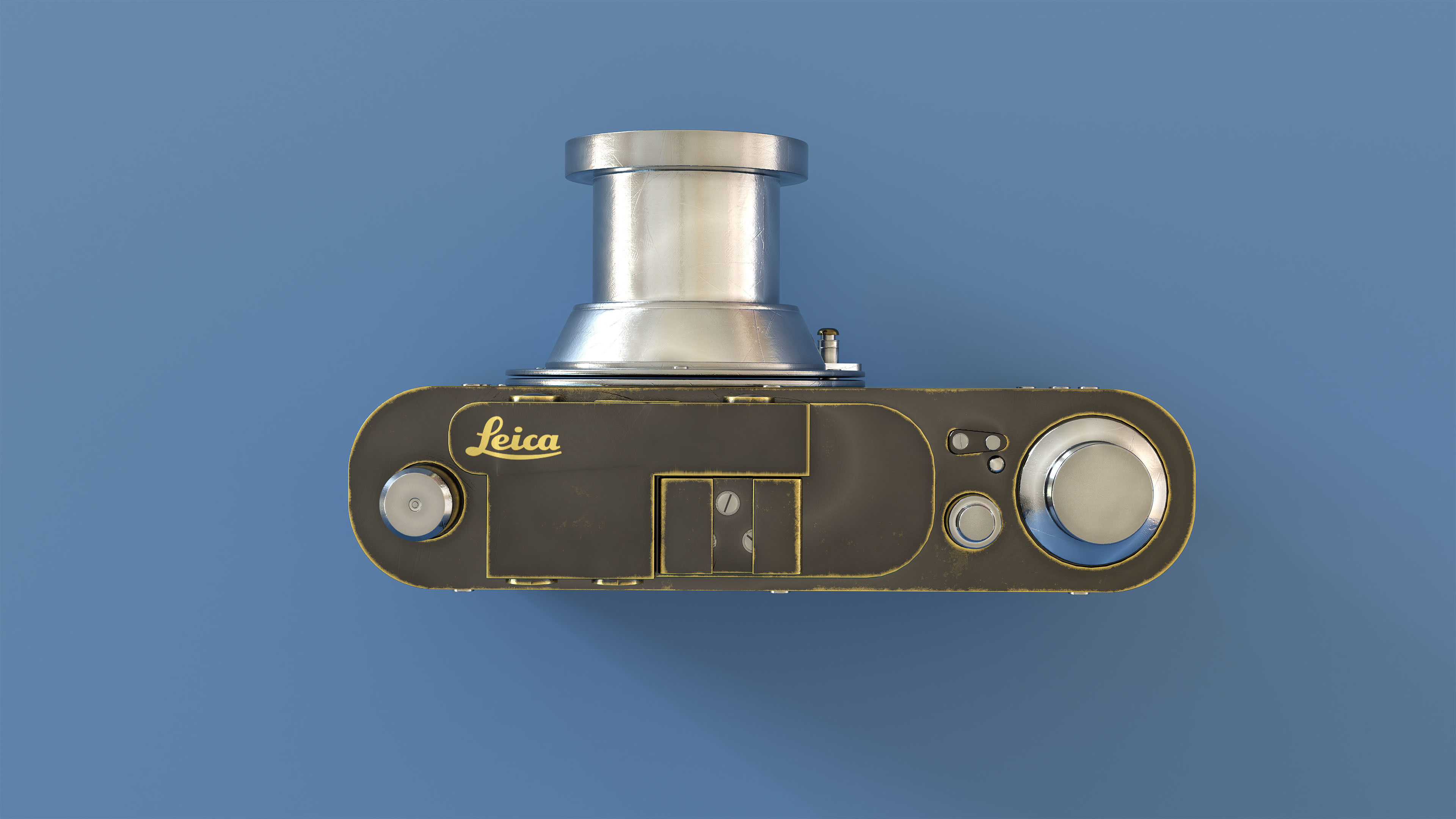 Leica old camera 3D model_3