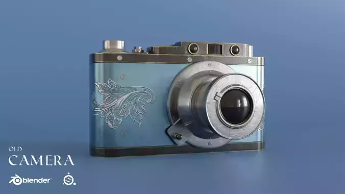 Leica old camera 3D model