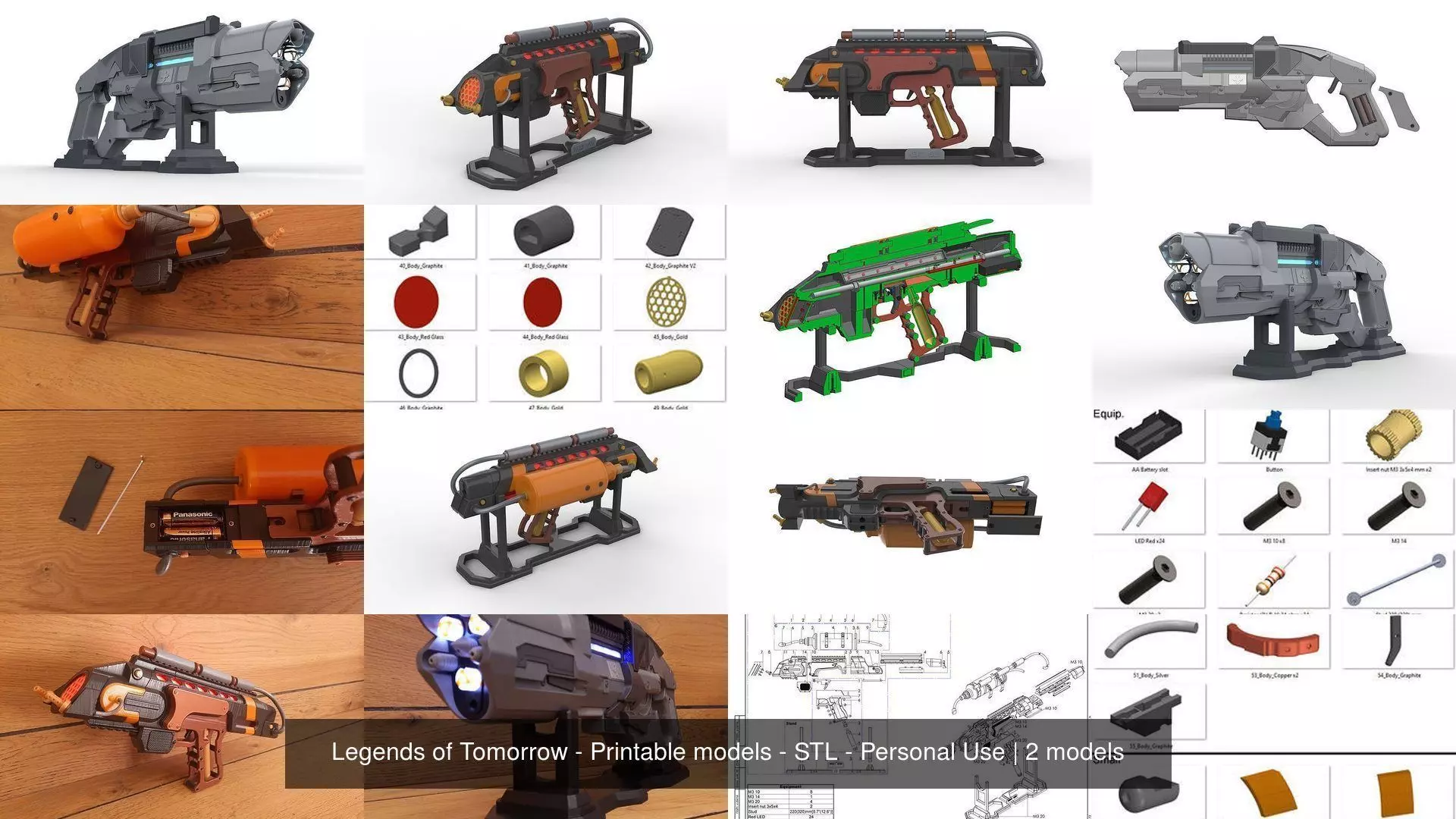 Legends of Tomorrow - 2 Printable models - STL - Personal Use 3D Model Collection_0