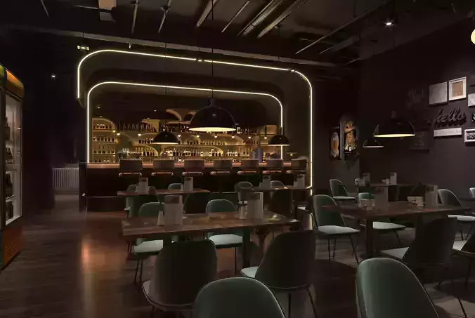 Modern bar