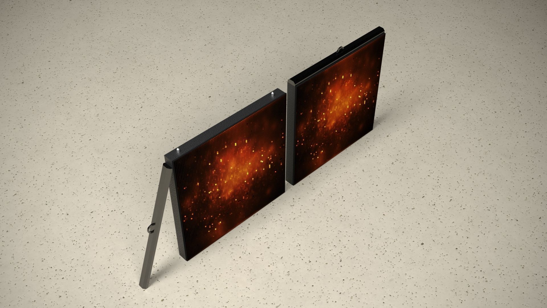 Led Screen Panel  3D model_2