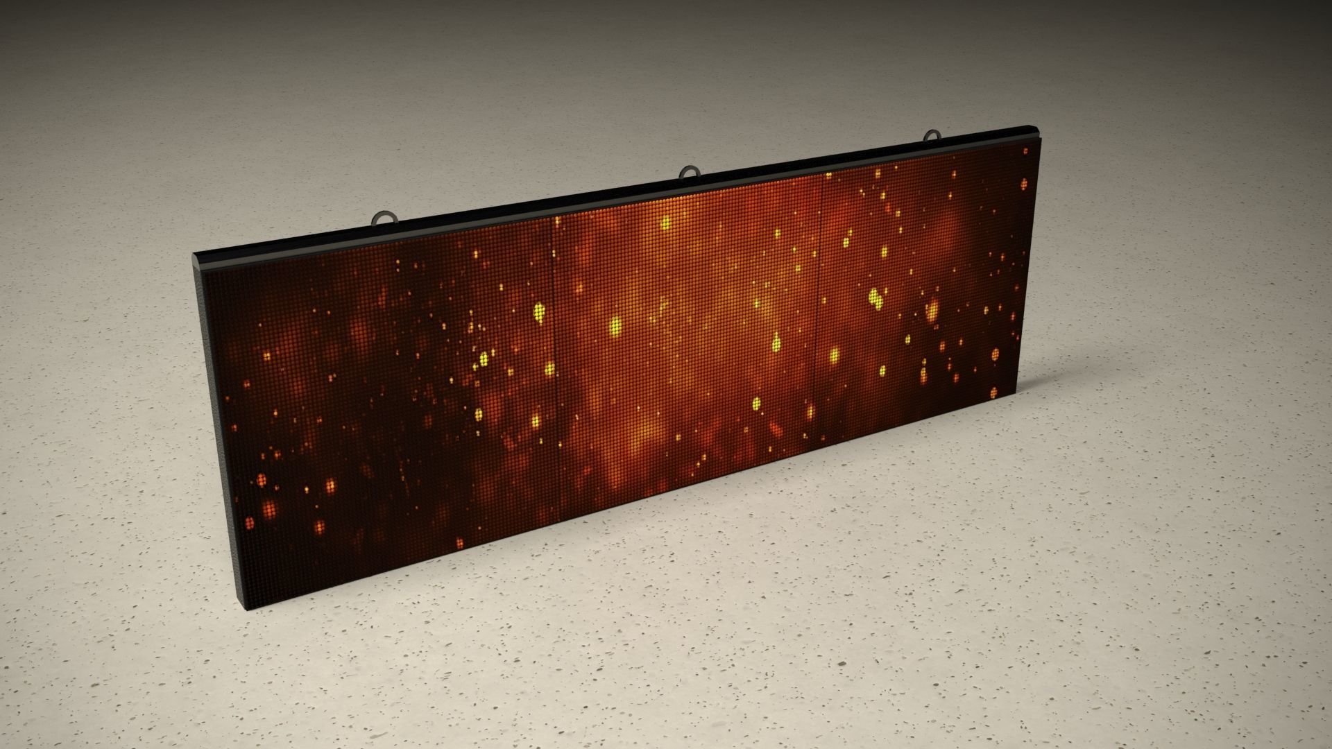 Led Screen Panel  3D model_1