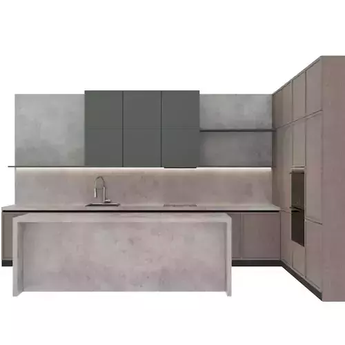 Modern kitchen with island