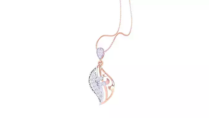 Women Pendant 3dm STL OBJ FBX Renders Details