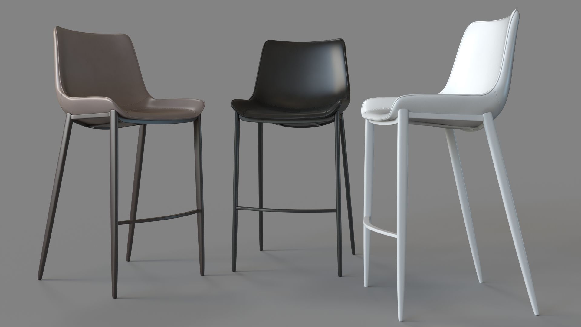 Magnus Counter Chair 3D model_4