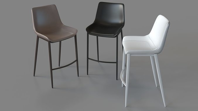 Magnus Counter Chair 3D model
