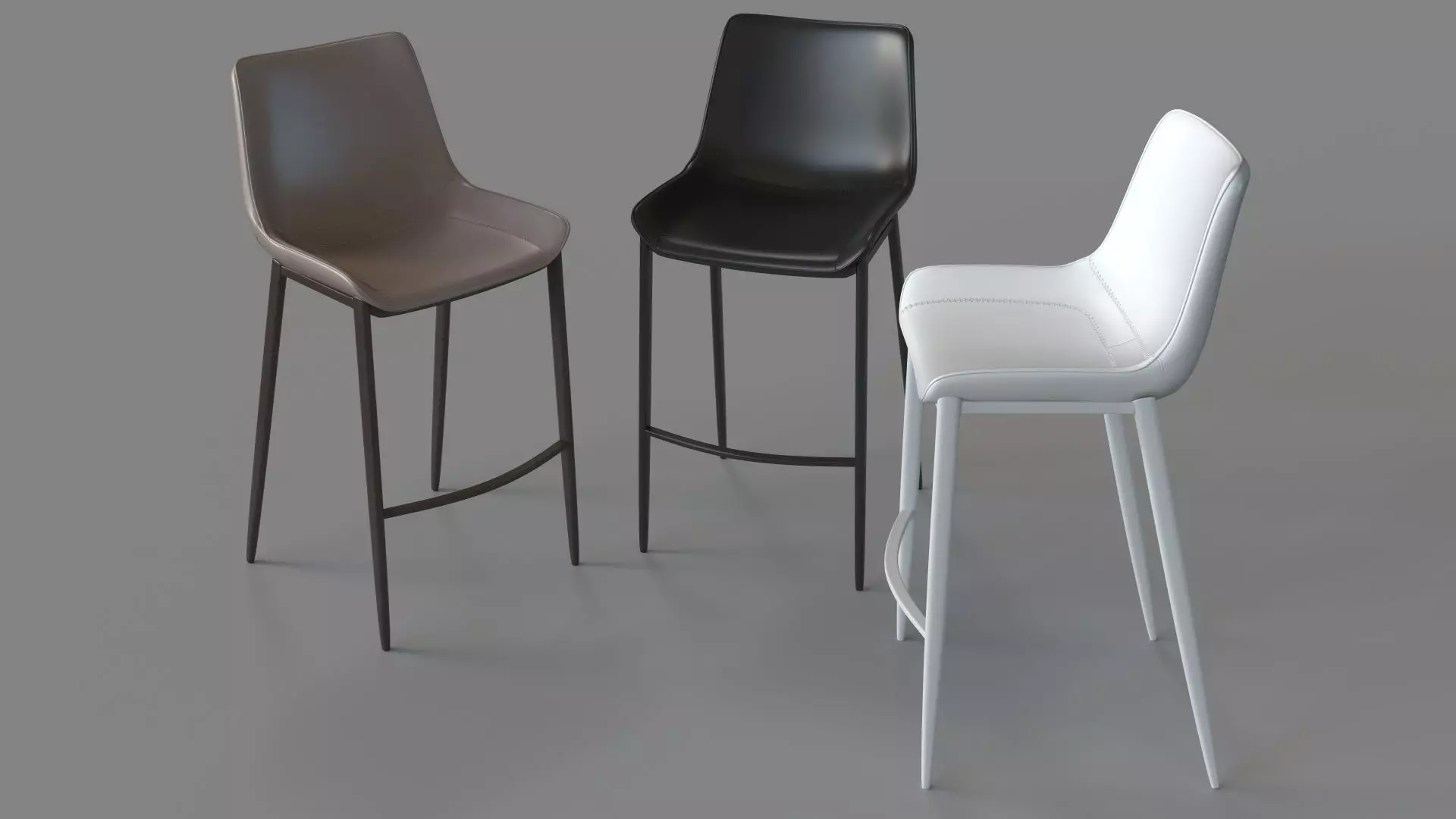 Magnus Counter Chair 3D model_0